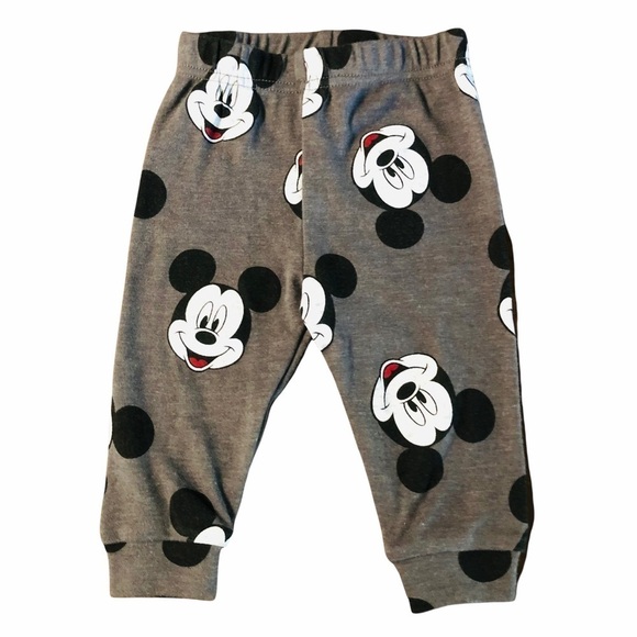 DISNEY - UNISEX MICKEY MOUSE GRAY LEGGINGS - Picture 1 of 4